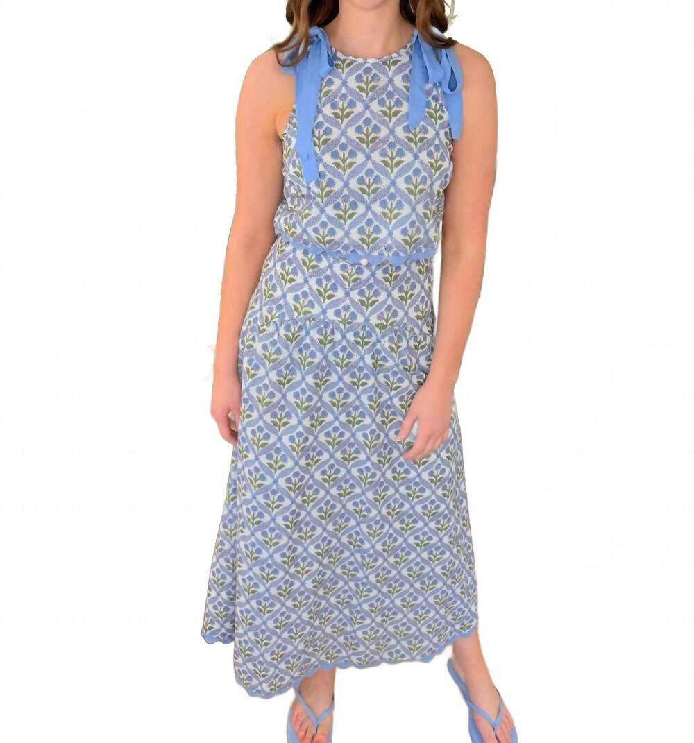 NEW SAYLOR women's marleigh set in cornflower